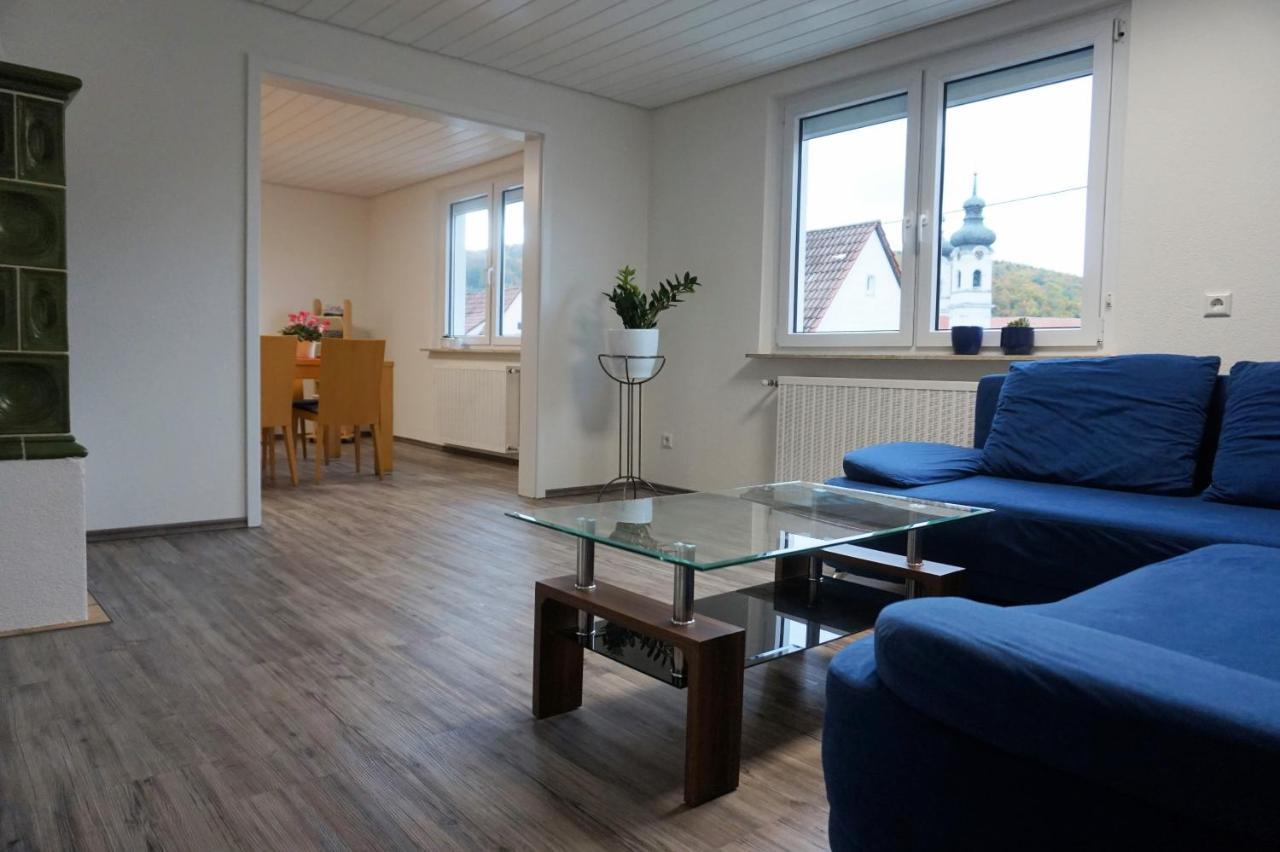 Ferienwohnung Auszeit Zwiefalten Bagian luar foto
